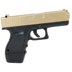 Galaxy G16 Spring Airsoft Pistol Gold 9 Rds - Image 4