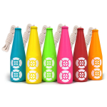 PBT6 Impact Resistant Plastic Bottle Targets – Set of 6 High-Visibility Hanging Shooting Targets - Image 1