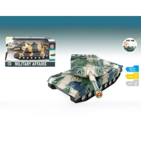 FRICTION TANK W/SOUND&LIGHT&BATTERY