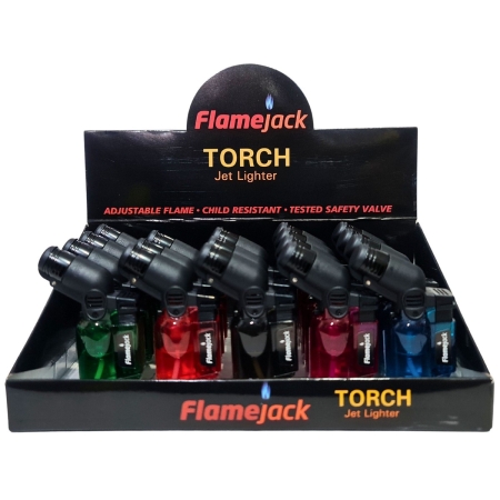 FLAMEJACK TORCH JET LIGHTER PACK OF 20