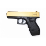 Galaxy G16 Airsoft Metal Spring Pistol – Gold - Image 1