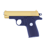 Galaxy G2 Airsoft Metal Spring Pistol – Gold - Image 1