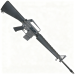 CA M16 Vietnam Full Metal Airsoft Electric Gun - Black - Image 2