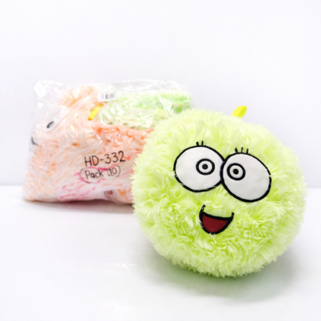 HD-332 FLUFFY FOOTBALLS PACK OF 20