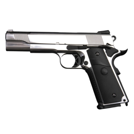 SRV-12 SR1911 Platinum Version Airsoft Gas Pistol With Hard Pistol Case