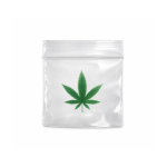 50x50 MM ZIPPER BIG LEAF PRINT BAG - Image 1