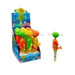 MUSICAL DOLPHIN CANDY WITH SPINNING LED LIGHT (PACK OF 12) - Image 1