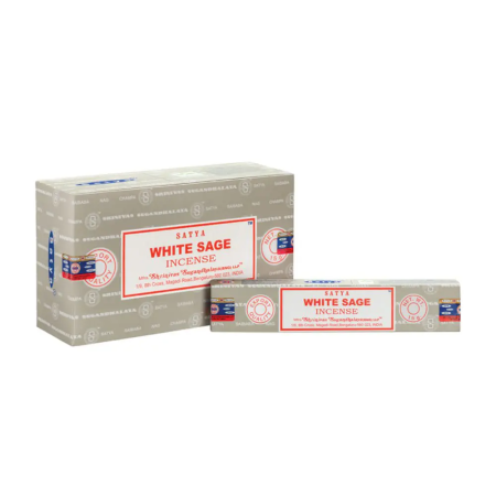 INCENSE STICK – SATYA WHITE SAGE PACK OF 12