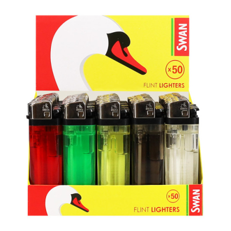 SWAN FLINT LIGHTERS PACK OF 50