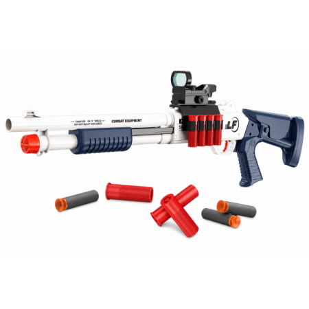 Blast Soft Bullet Pump Action Shotgun Toy Gun with EVA Foam Bullets