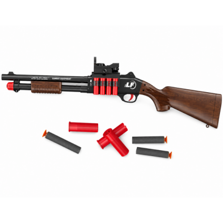 Soft Bullet Pump Action Shotgun Toy Gun with 20 EVA Foam Bullets