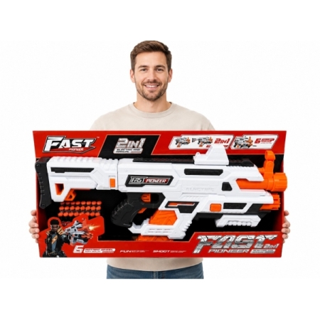 2 in 1 Manual & Battery Operated Soft Bullet Gun