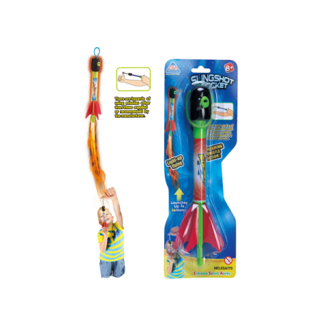 Slingshot Rocket With Screaming Whistle Action