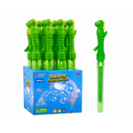 Dinosaur Bubble Wand with Bubble Solution – Kids Bubble Blower Toy - Image 1