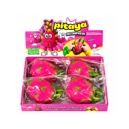Jumbo Dragon fruit Squishy Pack Of 6