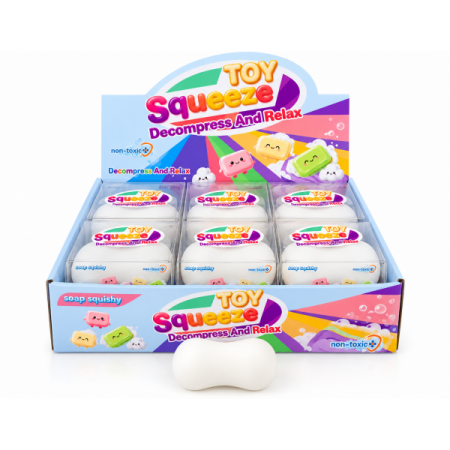 YD23-13 CRUNCHY SOAP SQUISHY PACK OF 12