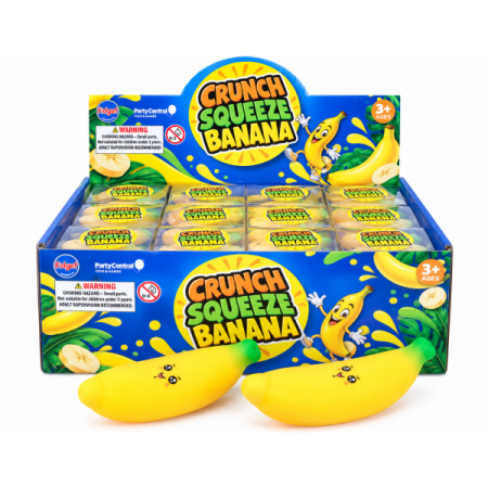YD23-1 CRUNCHY BANANA SQUISHY PACK OF 12