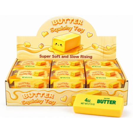 YD23-11 CRUNCHY BUTTER SQUISHY PACK OF 12